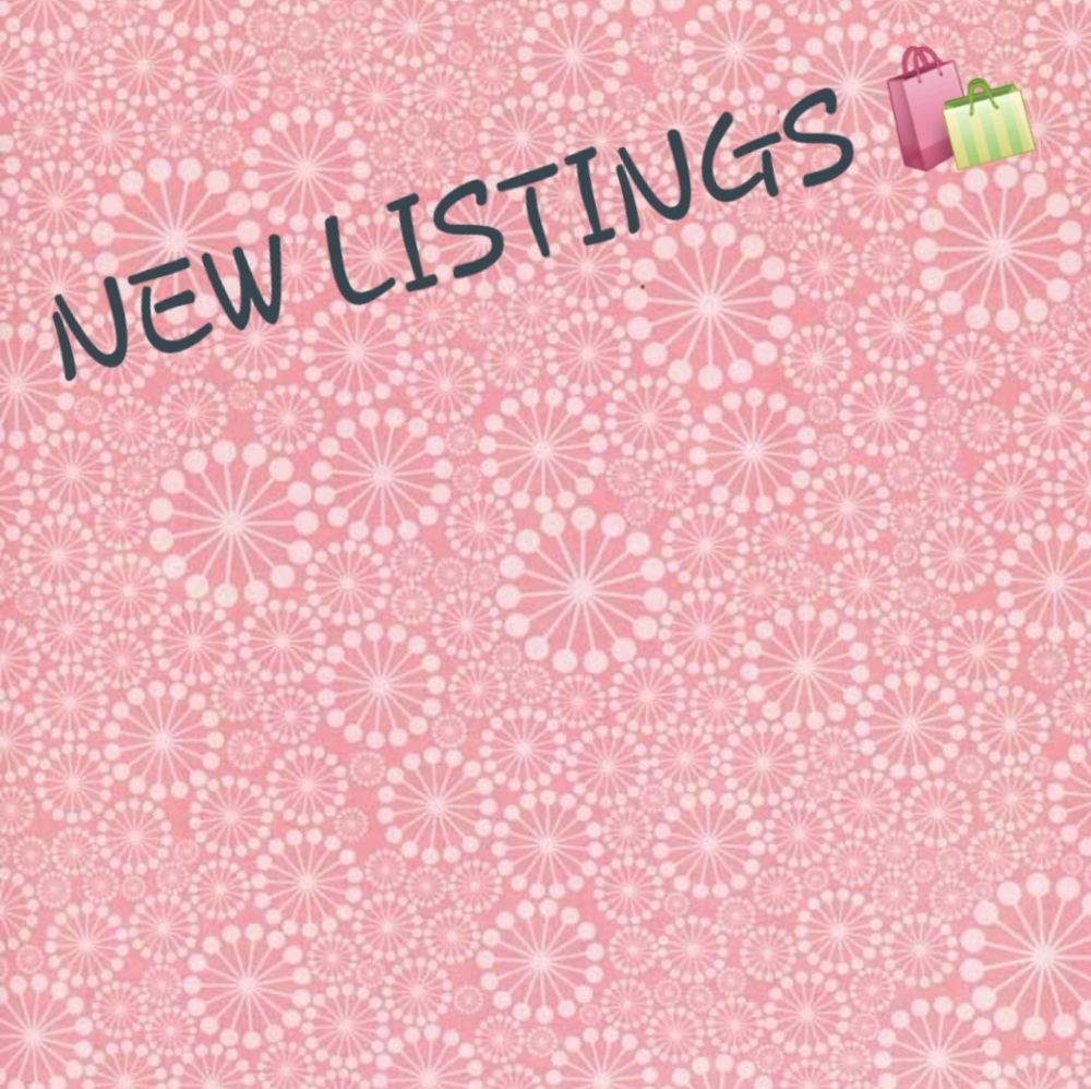 New listings added to my closet